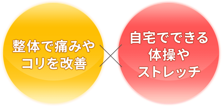 整体で痛みやコリを改善と自宅でできる体操やストレッチ